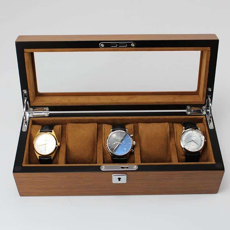 Boite A Montre En Bois 05 Emplacements – Le Borealis