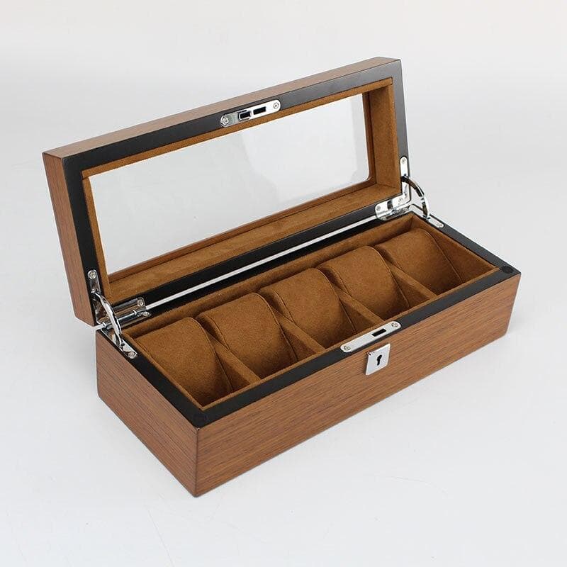 Boite A Montre En Bois 05 Emplacements – Le Borealis