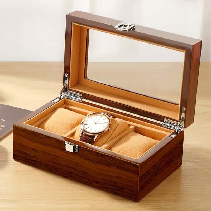 Boite À Montres Bois 3 Emplacements – Le Vintage