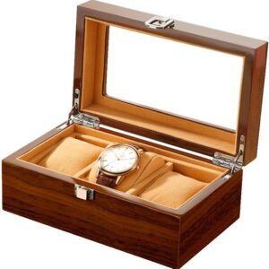 Boite À Montres Bois 3 Emplacements – Le Vintage