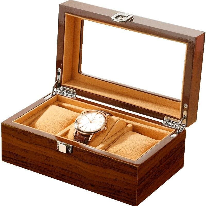 Boite À Montres Bois 3 Emplacements – Le Vintage
