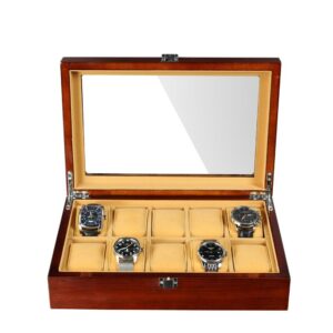 Coffrent Rangement Montres 12 Emplacements – Le Fortuna