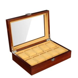 Coffrent Rangement Montres 12 Emplacements – Le Fortuna