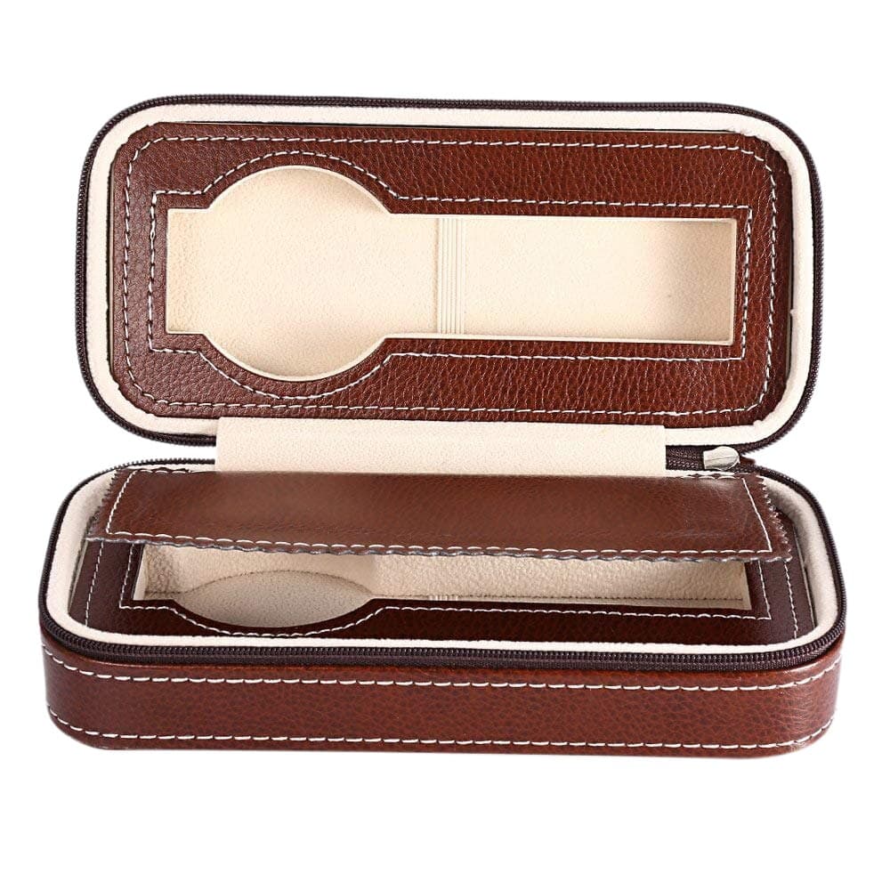 Trousse Montre En Cuir 2 Slots Essentia
