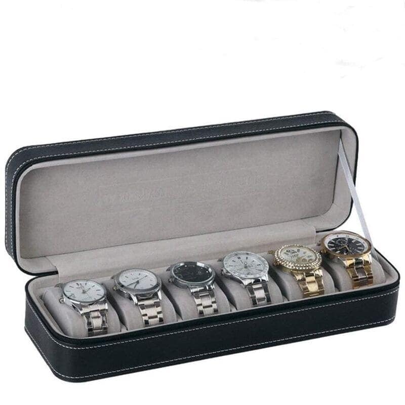 Trousse Montre En Cuir 6 Slots Essentia