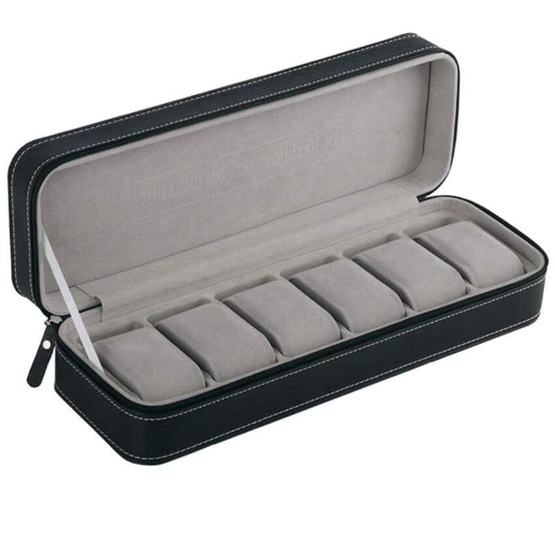 Trousse Montre En Cuir 6 Slots Essentia