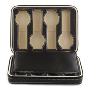 Trousse Montre En Cuir 8 Slots Essentia